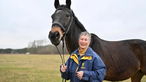 Diddy Cool och jag hemma på vår gård Björkelund. (Foto_ Christoffer Borg Mattisson)